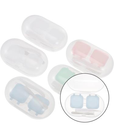 Buy Healvian 5 Sets Push Glasses Case & Contact Lens Container - Durable PP Holder for Travel - Shop Internationally! - Buy Online on GoSupps.com