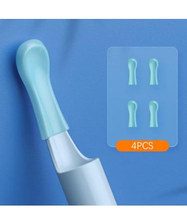 Ear Cleaner Replacement Tips 4 Pieces Waterproof Silicone Ear Spoon for Ear Wax Removal Endoscope Original Ear Cleaner Tips Set - Buy Online on GoSupps.com