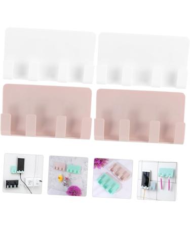 ABOOFAN 16-Piece Self-Adhesive Storage Hooks - Perfect for Cell Phones Chargers Keys & More | Ideal for Bedroom Organization - Buy Online on GoSupps.com