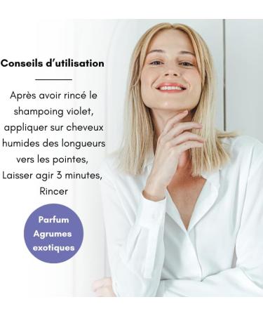 Pack Shampoing dejaunisseur et apr s shampoing violet Routine Blond parfait - Neutralise les reflets jaunes - clat et hydratation - 2x 250ml Pack Shampoing + Apr s Shampoing - Buy Online on GoSupps.com