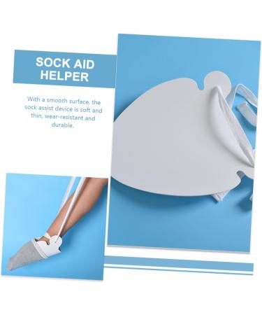 Homsfou Socks for Older & Pregnant Women | Easy Sock Helper & Compression Stocking Tool Sports White Care - Buy Online on GoSupps.com
