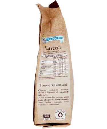  Italian Gourmet E.R. Set of 6 Mulino Bianco Intecci Biscotti Biscuits with Whole Wheat Flour Chocolate and Buckwheat Drops Cookies 300g + Italian Gourmet Polpa 400g - Buy Online on GoSupps.com