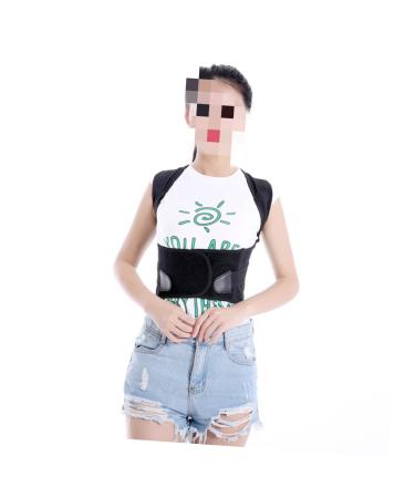 Mobestech Adjustable Posture Device - Breathable Shoulder Support Belt for Men & Women - XL Black Posture Brace - Buy Online on GoSupps.com