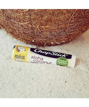 Chapstick Tropical Paradise Collection Aloha Coconut Lip Balm - 12 Pack, 0.15oz Tubes for Hydrated Lips - Buy Online on GoSupps.com