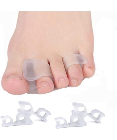 Gel Toe Separators 4-Pack | Correct Hammer Toes & Overlapping Toes | Pain Relief for Men & Women - Buy Online on GoSupps.com