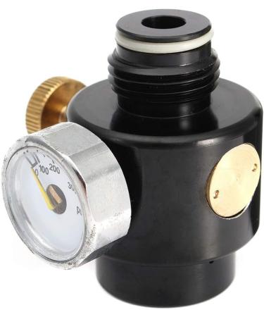 Adjustable Airsoft PCP Paintball Tank Regulator | 0-300 PSI Output Pressure | 0.825-14NGO Thread - Buy Online on GoSupps.com