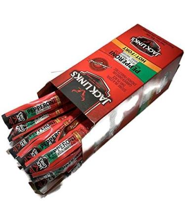 JACK LINKS HOT PEPPERONI - 20 Individually Wrapped 20g Sticks - Buy Online on GoSupps.com