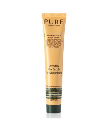 PURE by MUDMASKY Softening Saved by the Scrub For Underarms. Armpit Detox Scrub & Mask. Natural & Clean Body Scrub