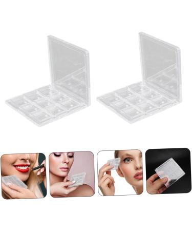 Balacoo 3pcs Eye Shadow Box Makeup Blush Empty Cosmetics Case Eyeshadow Sub Plate Men and Women Makeup Box - Buy Online on GoSupps.com