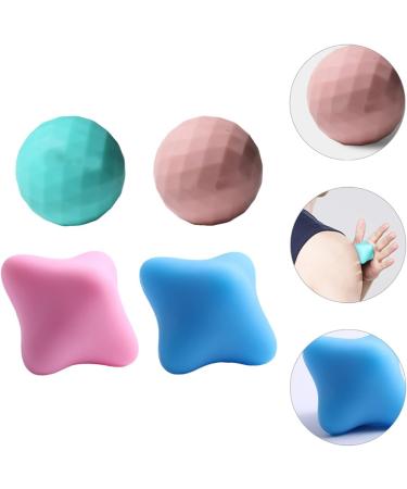 Shop Lurrose Silicone Fascia Massage Balls for Back Relief & Full Body Relaxation - Acupunctive Foam & Gel Massage Tools - Buy Online on GoSupps.com