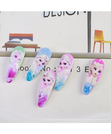 Frozen Santa Hair Clips - 5 Piece Set for Girls and Women | Cute Metal Snap Barrettes - Buy Online on GoSupps.com