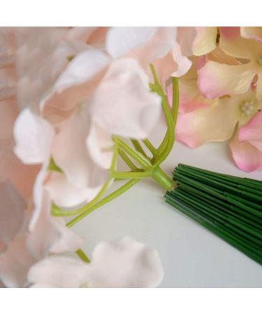 MOIAK 100pcs Plastic Floral Stem Green Florist Wires - 17cm Ideal for Crafts - Buy Online on GoSupps.com