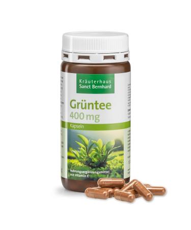 SANCT BERNHARD Sanct Bernhard 120 Green Tea Capsules with Green Tea Extract Polyphenol and EGCG