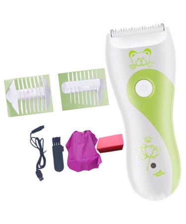 Lurrose 1set Hair of Sponge Children's Cloth Infant Color Silent Electric USB Clippers Automatic Children Home Baby Kids for Mute Clipper Kit Charging Gifts Trimmer Razor Random 13.7x4.7cm Assorted Color