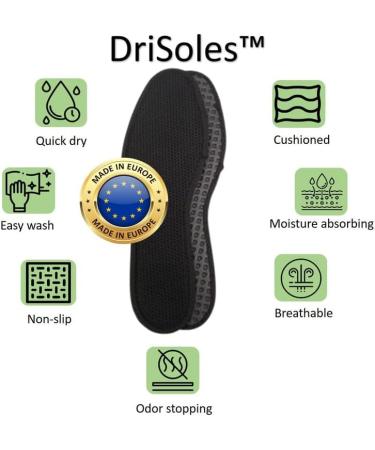 Cool Human DriSoles Barefoot Insoles for Sweaty Feet | Sockless Comfort - As Seen on Kickstarter | International Shipping Available - Buy Online on GoSupps.com