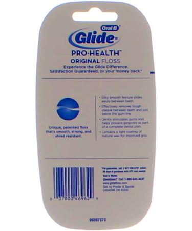 Oral-B Glide Pro-Health Original Floss - 2 Ct, 54.6 yds Each | Dental Care Essentials - Buy Online on GoSupps.com