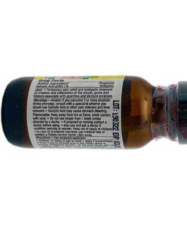 Dr Sana Alivia Aftas Liquid Oral Analgesic Antiseptic for Canker/Mouth Sore Relief - 0.5 Oz - Buy Online on GoSupps.com
