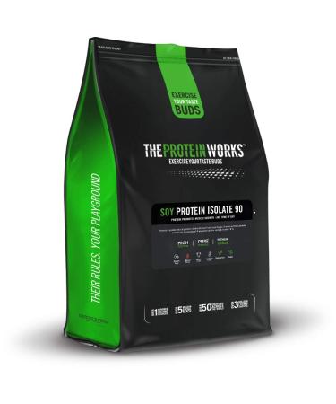 Protein Works Soy Protein 90 (Isolate) Protein Powder | 100% Plant-Based | Low Fat | No Added Sugar | Gluten-Free | Caramel Macchiato | 1 Kg Caramel Macchiato 1kg