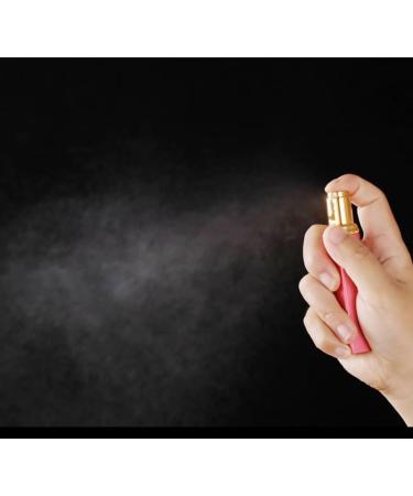 10ml Refillable Perfume Atomizer Spray Bottles - Aluminum Mini Travel Case (2pcs Yellow) | Portable Scent Pump for Easy International Shipping - Buy Online on GoSupps.com