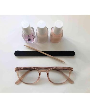 Silac-Pink Cristal 7402 Women's Reading Glasses - Light Comfortable & Durable - Diopter +3.50 - Stylish Transparent Pink Frame - Buy Online on GoSupps.com