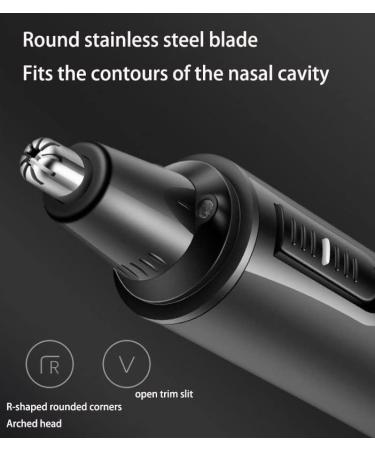 Lightweight Portable Electric Eyebrow Trimmer - Multi-Functional Nose & Ear Hair Trimmer with Child Lock & LED Light for Travel - Buy Online on GoSupps.com