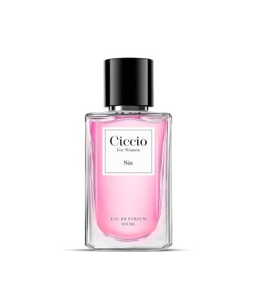 Ciccio_Luxury Sin Eau De Perfume for Women with Grapefruit Bergamot Ginger Apple Cinnamon Patchouli and Vanilla |Premium Long Lasting Luxury Fragrance Scent|Perfect Perfume for Summer 100ml