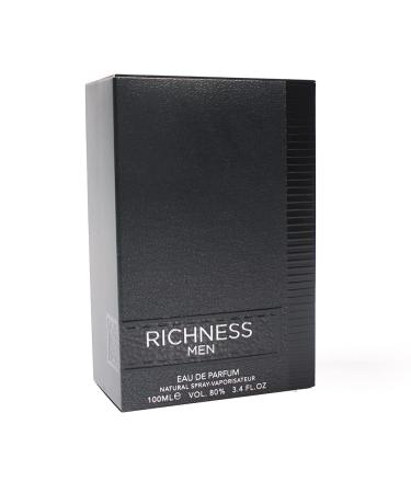 Almas Perfumes Jean Antoine Richness Eau De Parfum Spray - Sweet Smelling Spray - 3.4 Fl Oz (100 ml) - Long-Lasting Aroma - Luxurious Scent of Arabia for Men - Buy Online on GoSupps.com