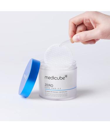 Medicube Zero Pore Pads - Exfoliate & Clear Sebum, Minimize Pores | 4.5% AHA + 0.45% BHA, Dual-Sided Pads | 70 Sheets - 2021 Korean Beauty Awards Winner - Buy Online on GoSupps.com