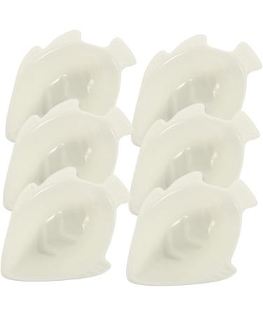HOMSFOU 24 Pcs Fish Shaped Ceramic Dish Sauce Cups Pinch Prep Bowls Dip Dishes Soy Sauce Plates Soy Sauce Dishes Side Dish Bowls Ceramic Dip Bowls Sauce Bowl Japan Household re-usable - Buy Online on GoSupps.com
