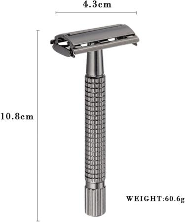 XIYINLI Traditional Men's Beard Razor - Long Handle for Precision Dry & Wet Shaving | Best Quality & Comfort - Buy Online on GoSupps.com