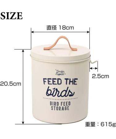 Burgon and Ball Feed the Birds Cream Enamel Bird Feeder | Premium International Shipping Available - Buy Online on GoSupps.com