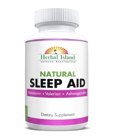 Generic Sleep Aid - 60 Capsules - All Natural Formula 1 Count (Pack of 1)