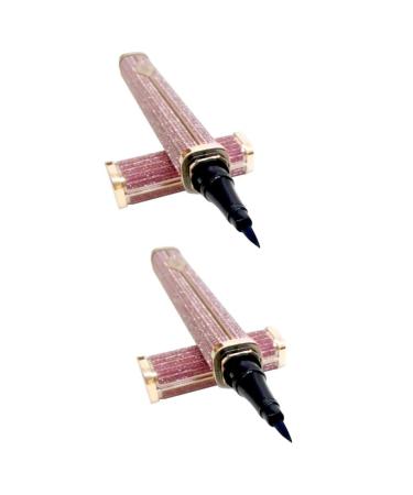 Ipetboom 2pcs Eyeliner Liquid Liner Black Eye Liner Pencils Black Makeup Eye Liners Miss Glue Pen No Smudge
