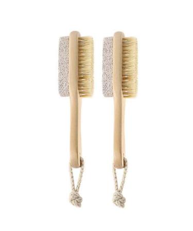 Healifty Hair Brush Hair Brush Hair Brush Hair Brush 2pcs foot brush remover scrubber dead skin remover bristle exfoliator Pumice Stone Pedicure Kit Pedicure Kit Pedicure Kit