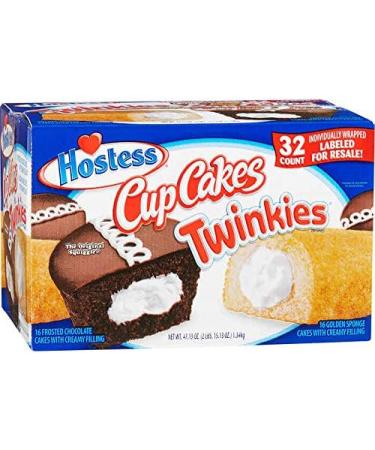 Hostess Cupcakes and Twinkies - 32 Count - Buy Online on GoSupps.com