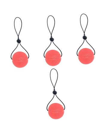 Tovinanna 4 piece handle ball baoding balls exercises squeezeball handle handle trainer stressball handmade balls handmade balls gel hand balls pink Tpe grip adult fitness