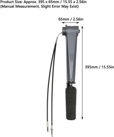 SUNGOOYUE Outboard Steering Tiller Set | 2 Stroke 25-30HP Boat | Nonslip Handle | Waterproof Mount - Buy Online on GoSupps.com