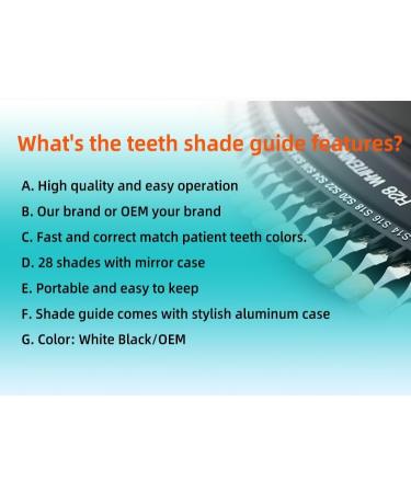 3D Professional R-28 Teeth Whitening Shade Guide | Digital Dental Tooth Whitener for Clinics & Salons - Buy Internationally - Buy Online on GoSupps.com