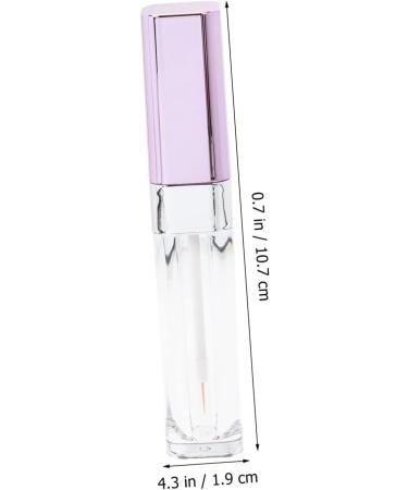CANIGHT 6pcs Empty Eyelashes Mini Containers Lash Containers Eyeliner Tube with Applicator Makeup Purple Abs - Buy Online on GoSupps.com