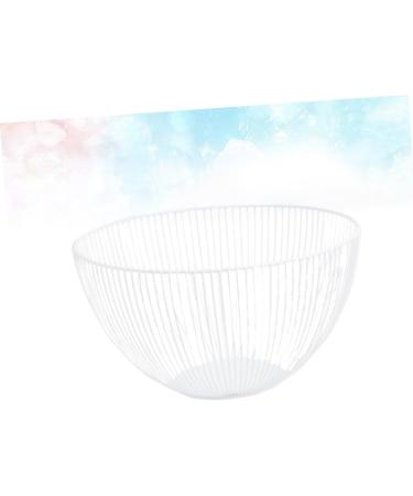Zerodeko 1pc Fruit Basket Storage Basket Household Basket Snack Food Basket Steel Wire Metal Snack Basket - Buy Online on GoSupps.com