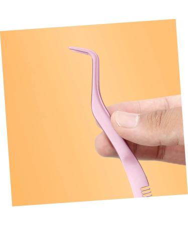 FRCOLOR 2pcs Eyelash Tweezers Set - Professional Stainless Steel Lash Applicators for Eyelash Extensions & Makeup - Ideal Beauty Tool for Women - Buy Online on GoSupps.com