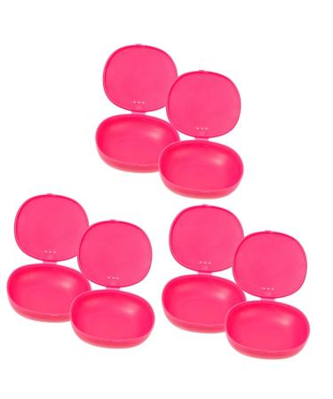 Lurrose 6 STK storage SBOX for menstruation cups case for menstrual cup menstruation carrier made of silicone carrying bag women's bonds pebbles female products