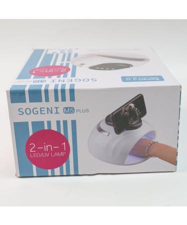 ANGNYA Nail Lamp 168W UV Light with 4 Timer Settings and Automatic Sensor - Professional Nail Dryer for Nail Art in White - Buy Online on GoSupps.com