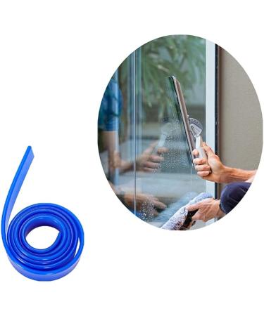 Window Squeegee Refills Replacement Squeegee Rubber Window Cleaning Tool Part Shower Cleaner 2 Colors for Bathroom Glass Black - Buy Online on GoSupps.com