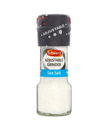 Schwartz Sea Salt Grinder Adjustable (60g) - 2 Pack