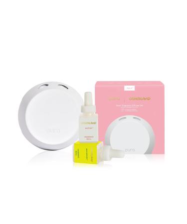 Otherland Matchpoint & Rattan Pura Diffuser Kit | Plug in Air Fresheners for Home | Pura Oil Diffuser | Smart Fragrance Diffuser Set | Includes 1 Pura V4 Diffuser & 2 Pura Diffuser Refills