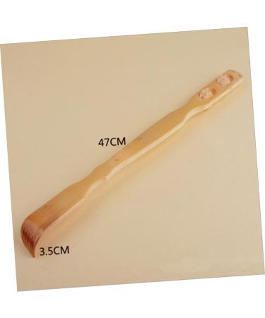 Goohochy 2-Piece Wooden Back Scratcher & Shoulder Massager - High-Quality Bamboo Body Relaxation Device for Men - Buy Online on GoSupps.com