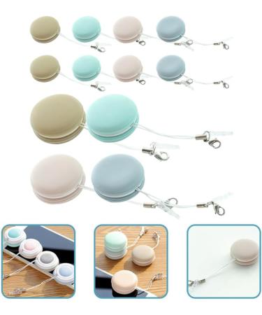 Healifty Pouch Microfiber Cleaning Cloth Set - 12pcs Macaron Shape Portable Lens & Screen Cleaner with Keychain - Mini Phone Wiper & Eyeglass Brush (Pink Blue Green Khaki - Buy Online on GoSupps.com