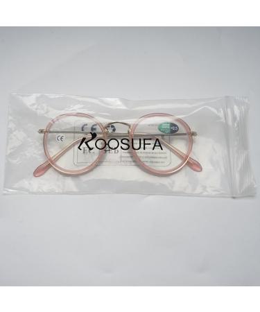Koosufa Quadratic Anti Blue Light Reading Glasses - Ultra Light Anti-Fatigue for Men & Women | Strengths 0.0 to 4.0 | Stylish Metal Bracket - Buy Online on GoSupps.com