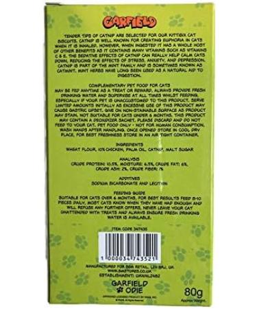 Chicken Garfield Kittibix Catnip Biscuits Catnip Treats For Cats 3 Pack Bundle - Buy Online on GoSupps.com